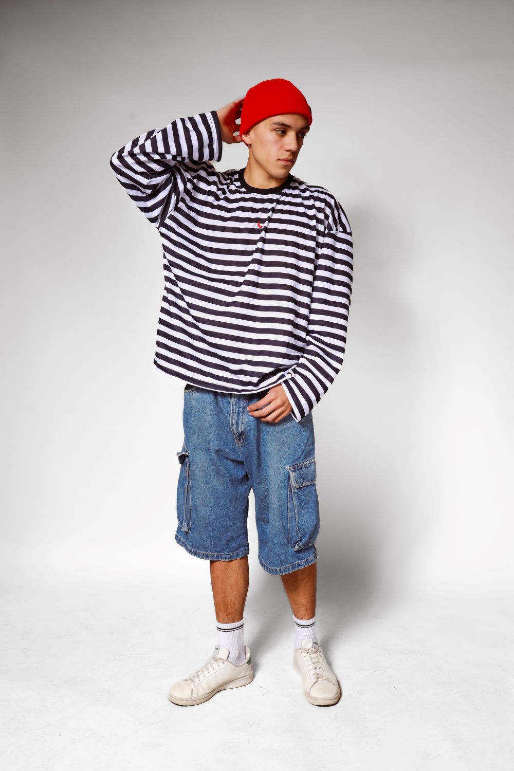 STRIPPED MOON LONG SLEEVE
