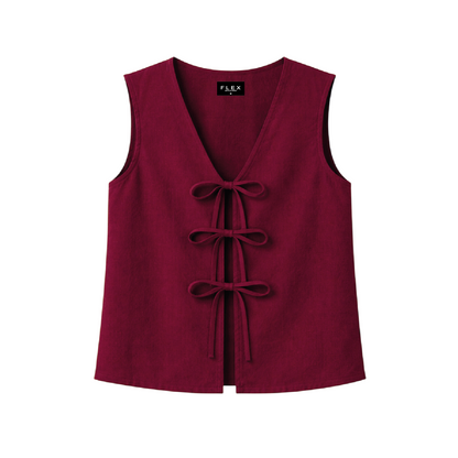 AFFETTO LINEN VEST
