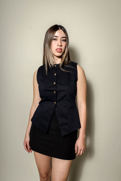 WOMAN´S GABARDINE VEST