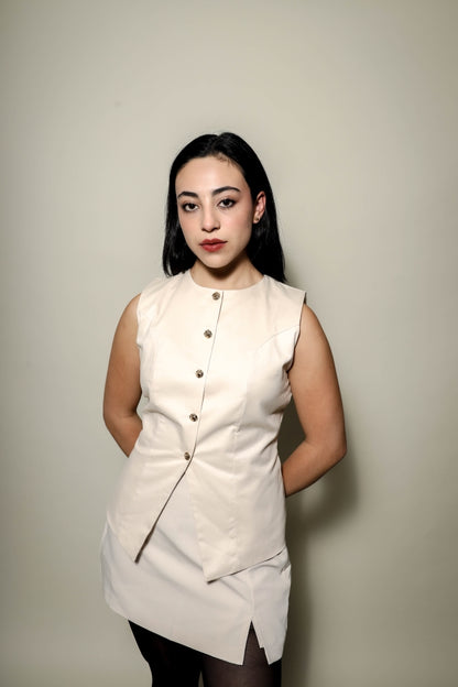 WOMAN´S GABARDINE VEST